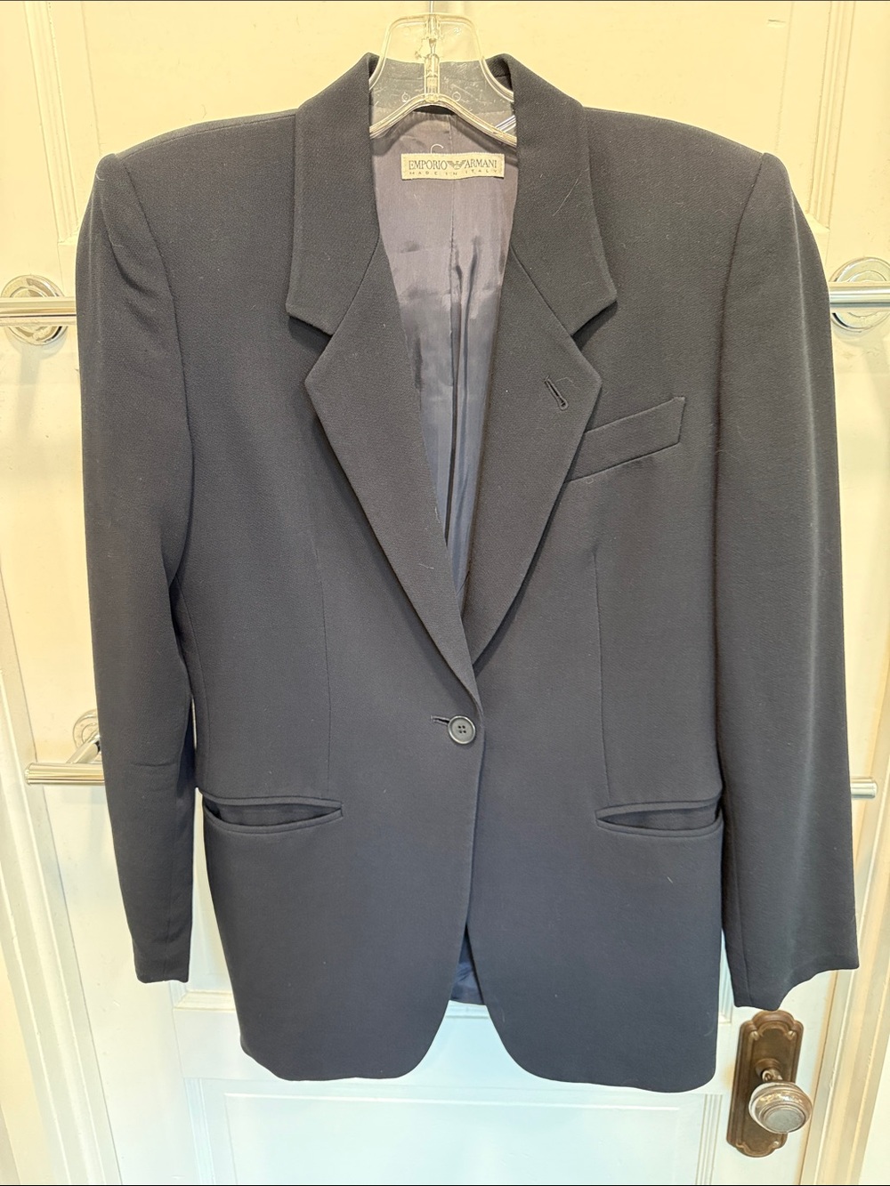 Giorgio Armani Navy Women's Skirt Suit - Picture 3 of 10